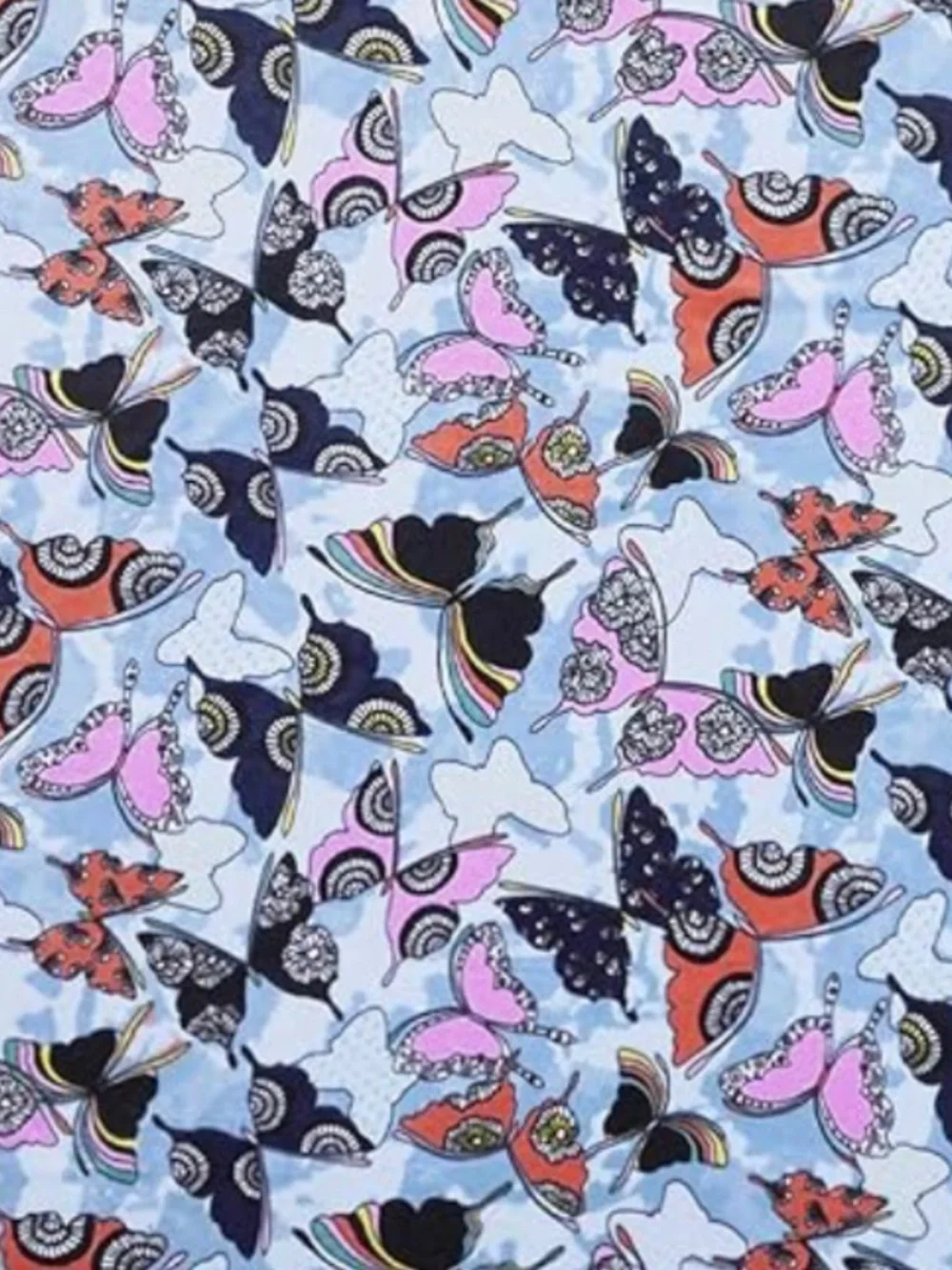 Vera Bradley Quilted Butterfly By Travel Case with Elastic Loops